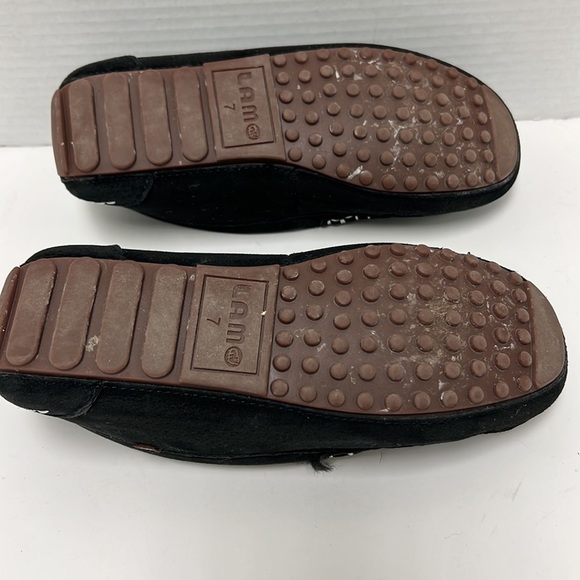 Lamo Callie Suede Moccasins Size 7 - Picture 6 of 7